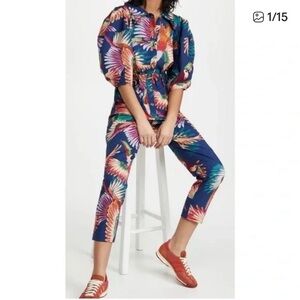FARM Rio toucan’s Print Jumpsuit NWT 🌺✨